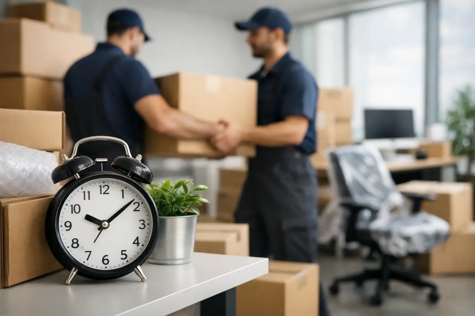 Cuánto tarda una mudanza de oficina