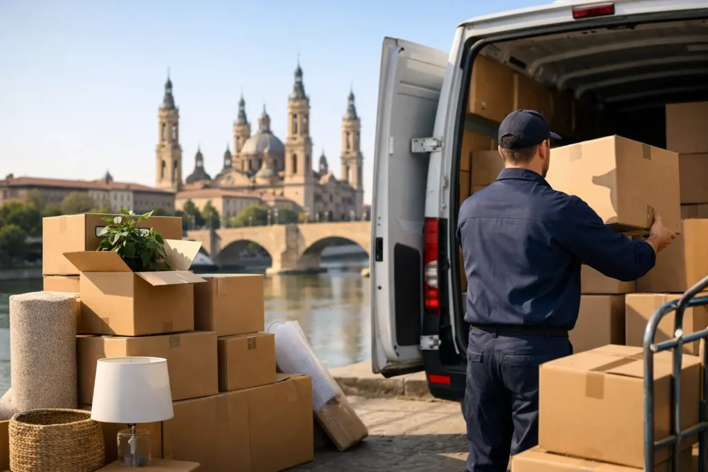 Presupuesto mudanza Zaragoza: qué pagarás