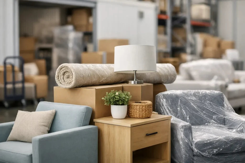 ¿Se puede guardar muebles temporalmente?