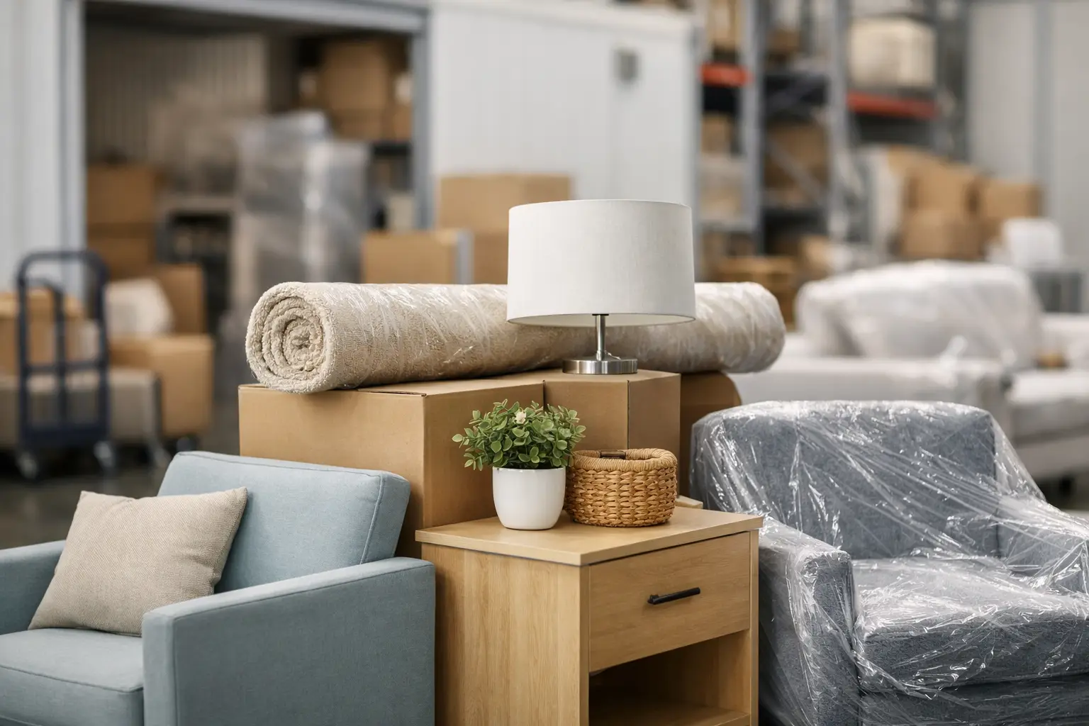 ¿Se puede guardar muebles temporalmente?