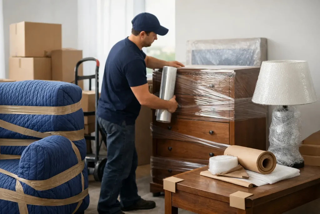 Cómo preparar muebles para transporte seguro